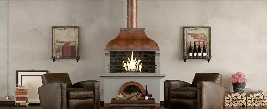 Thelin Hearth Products Providence Pellet Insert Fireplace Installation in Bailey's Crossroads, VA