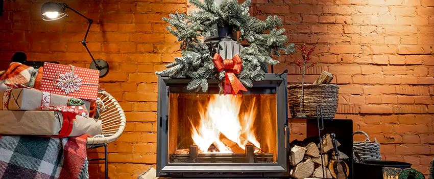 Travis Industries Linear Gas Fireplace Installation in Bailey's Crossroads, Virginia