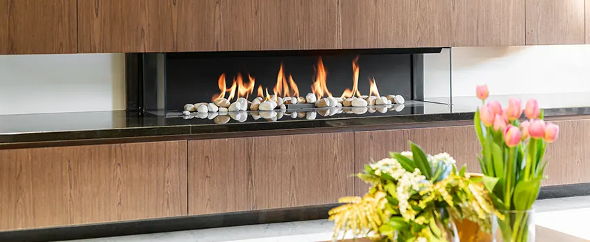 Double-height Fireplace Design Refurbishment in Bailey's Crossroads, Virginia