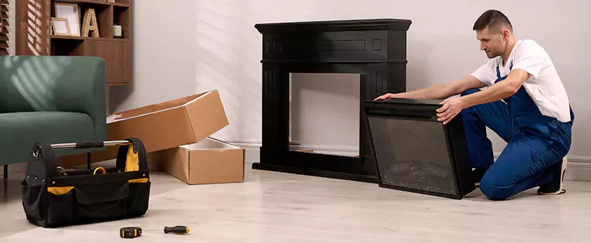 Old Rusted Metal Fireplace Repair And Replacement in Bailey's Crossroads, VA
